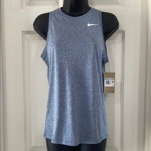NWT The Nike Tee Women's Blue Tank Top dri-fit